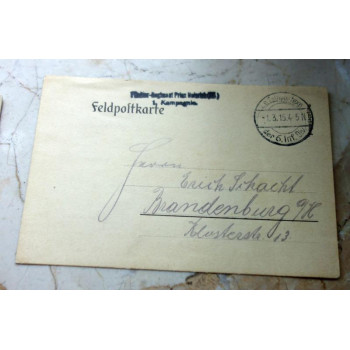 Postkarte Feldpost 27.06.1915