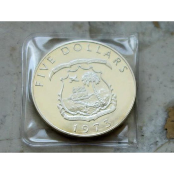 Münze 5 Dollar 1975...