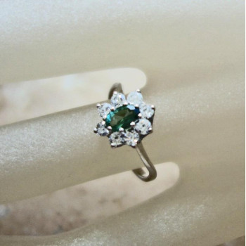 Eleganter Ring mit Turmalin...