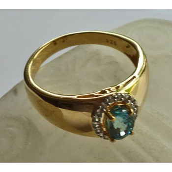 *Ring mit blauen Topas und...