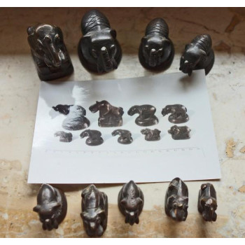 Antike Opiumgewichte aus...