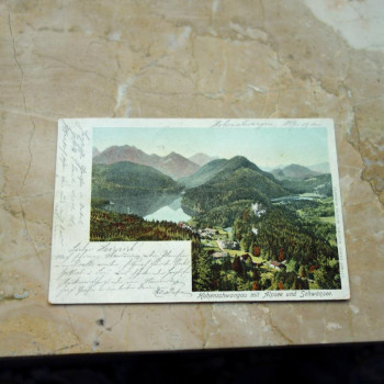 Postkarte Hohenschwangau...