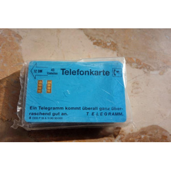 1 Päckchen 20 Telefonkarten...