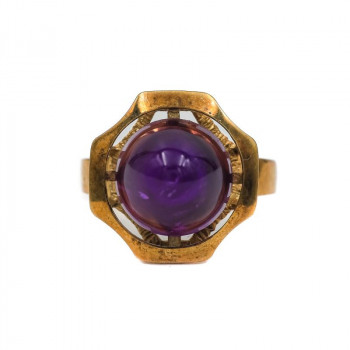 Amethystring ◆ Gelbgold 333...