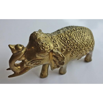 *Messingelefant Elefant in...